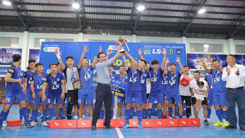 Giải futsal TP.HCM mở rộng 2020: Thái Sơn Nam đăng quang thuyết phục