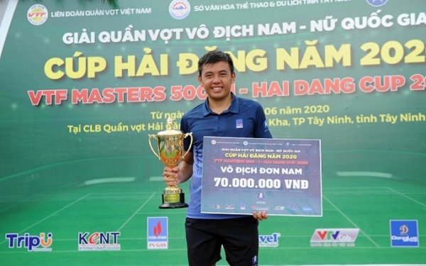 Lý Hoàng Nam vô địch giải quần vợt quốc gia năm 2020